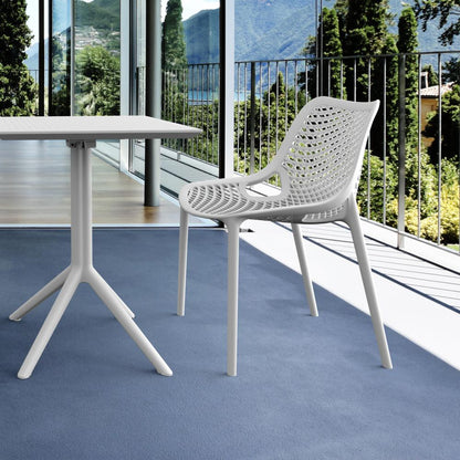 Air Outdoor Dining Chair White, Set of 2