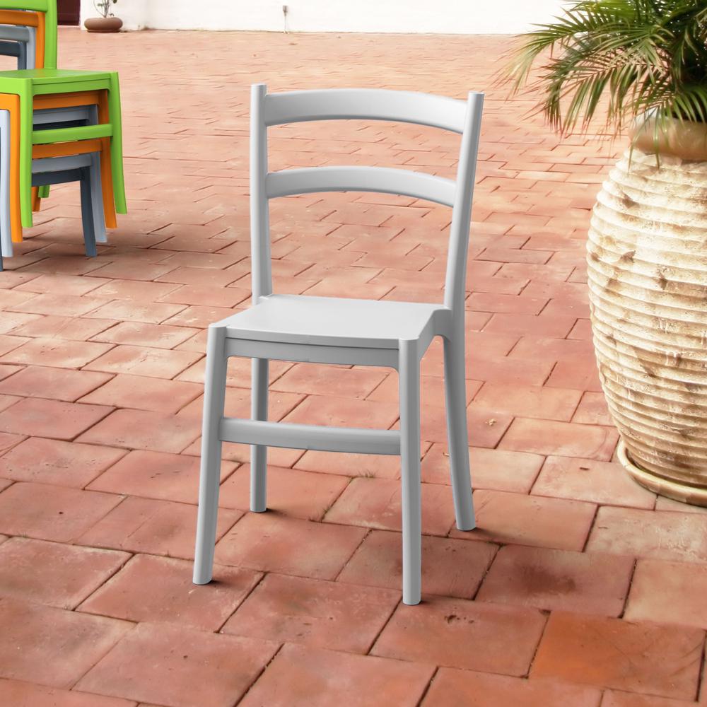 Tiffany Dining Chair Silver Gray, Set of 2