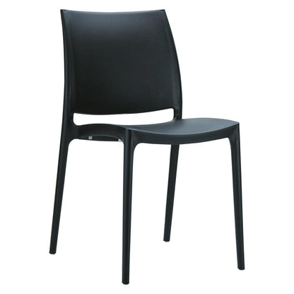 Maya Dining Chair Black, Set of 2