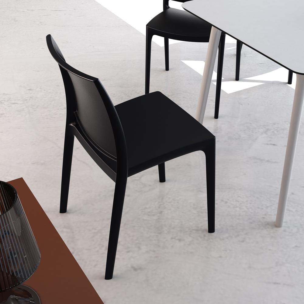 Maya Dining Chair Black, Set of 2