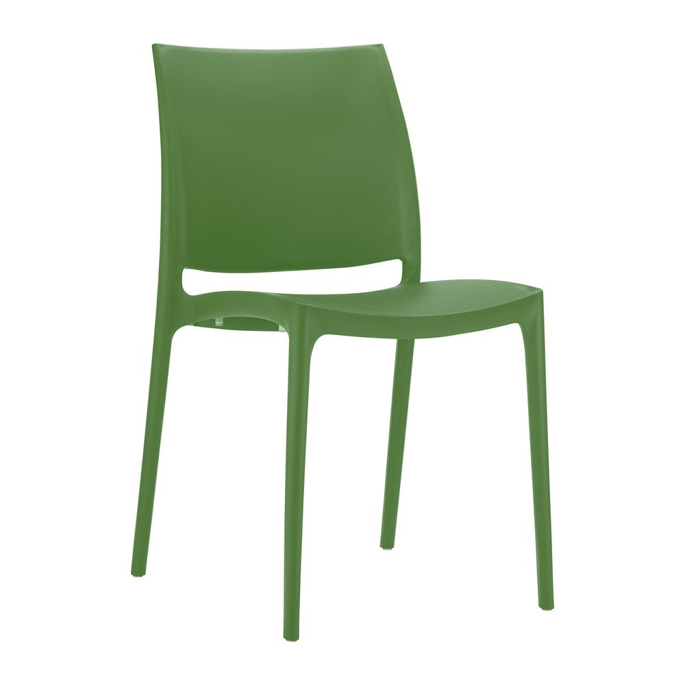 Maya Dining Chair Olive Green, Set of 2