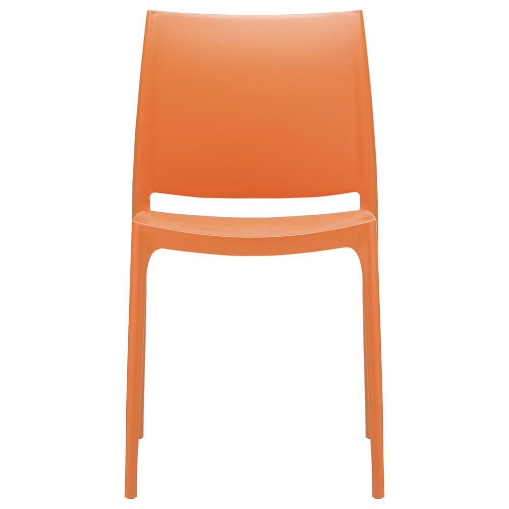 Dining Chair, Set of 2, Orange, Belen Kox