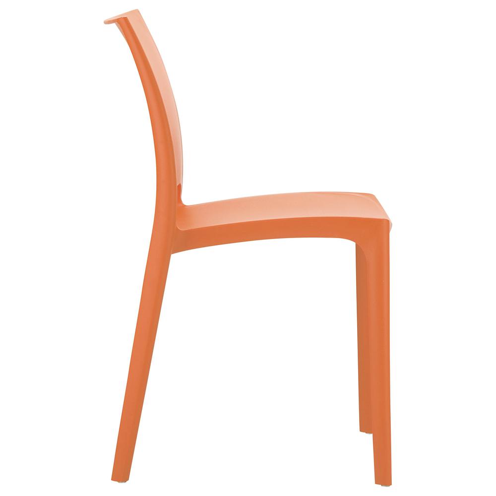 Dining Chair, Set of 2, Orange, Belen Kox