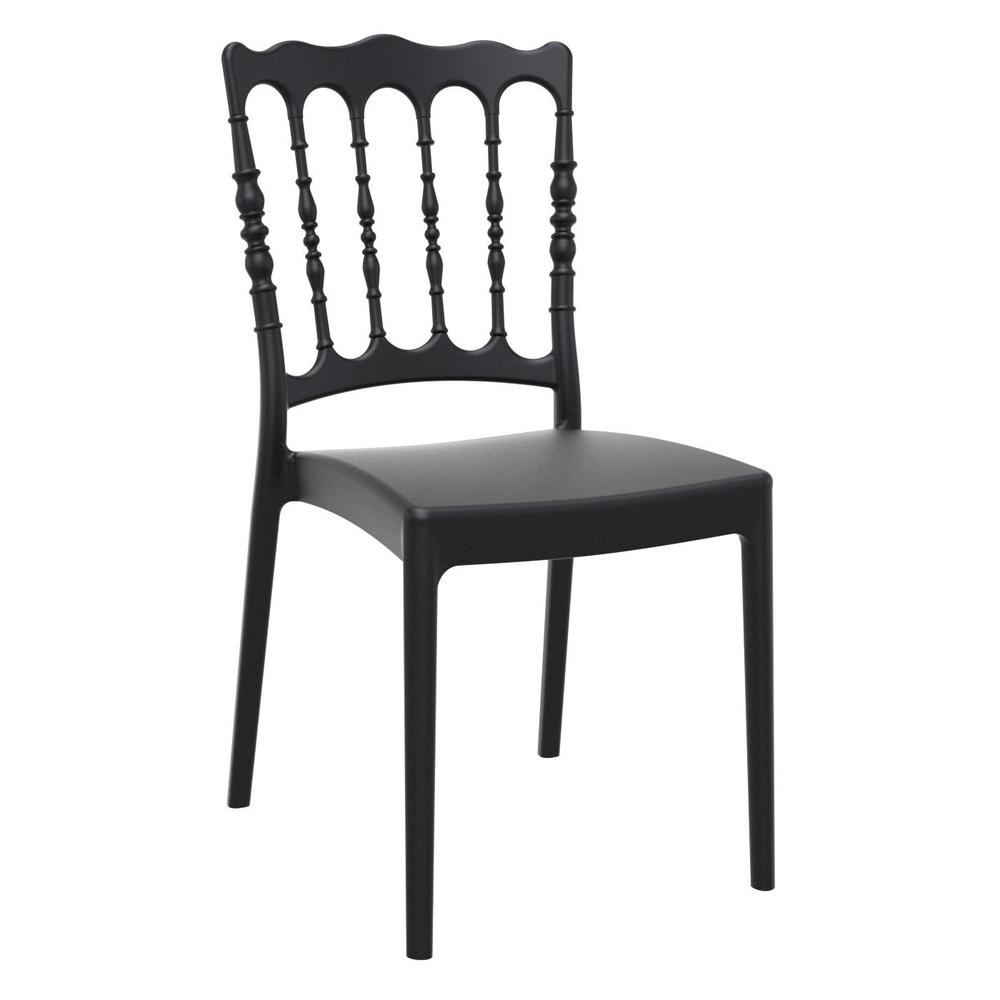 Dining Chair, Set of 2, Black, Belen Kox