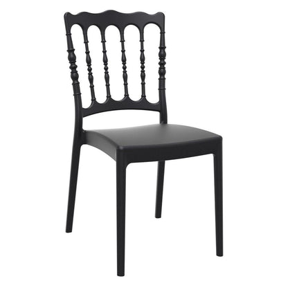 Dining Chair, Set of 2, Black, Belen Kox