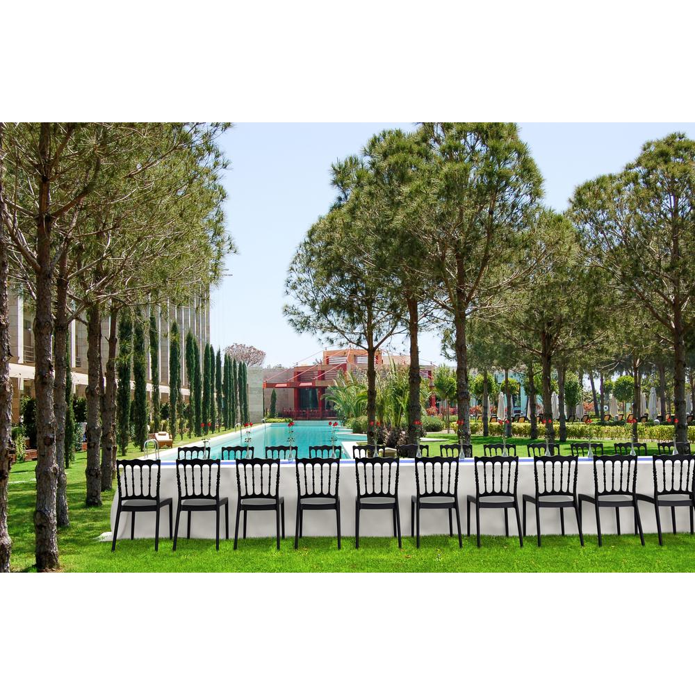 Dining Chair, Set of 2, Black, Belen Kox