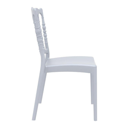 Napoleon Dining Chair Silver, Set of 2
