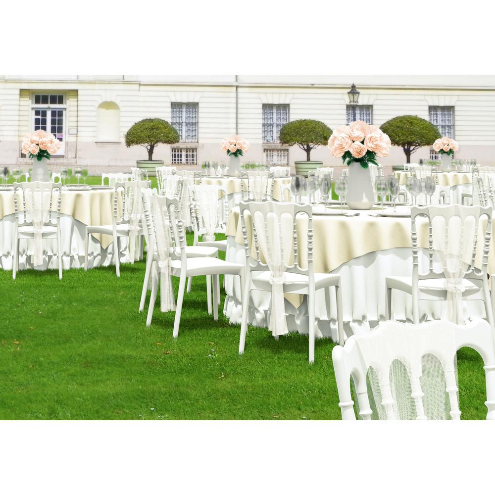 Dining Chair, Set of 2, White, Belen Kox