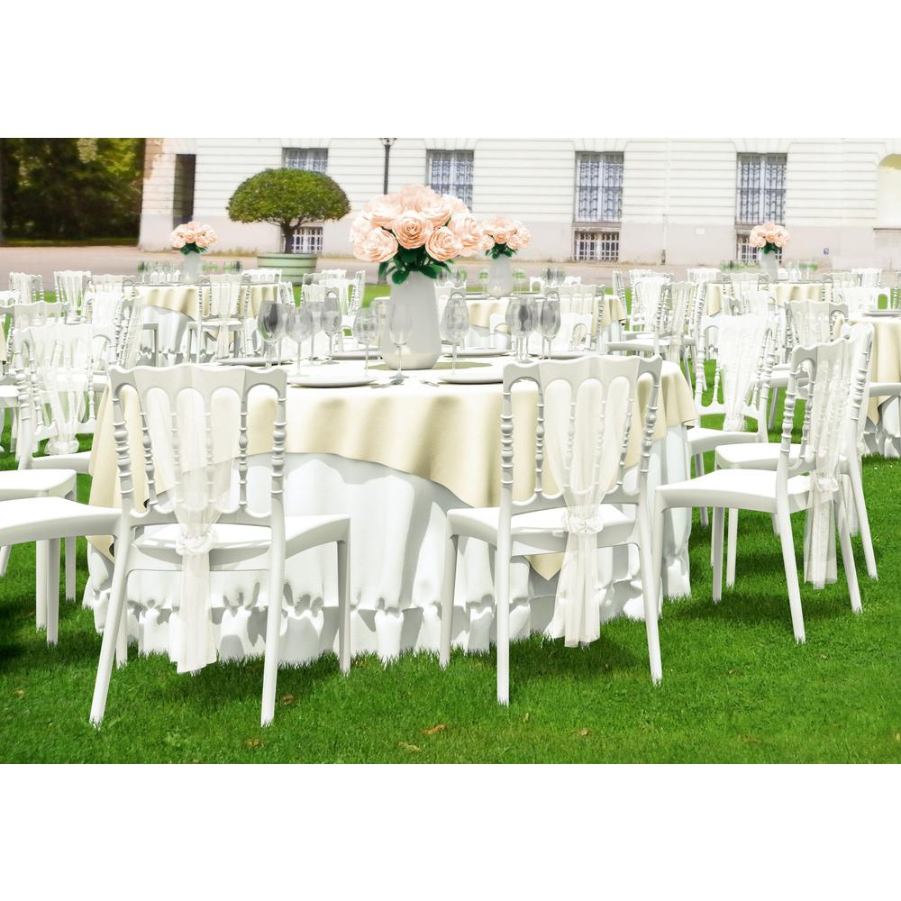 Dining Chair, Set of 2, White, Belen Kox