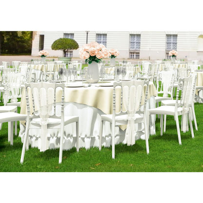 Dining Chair, Set of 2, White, Belen Kox
