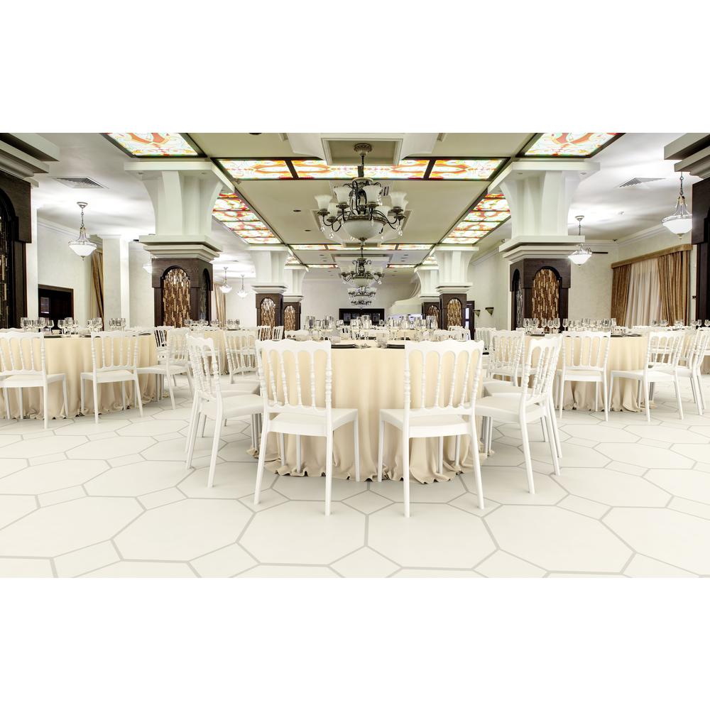 Dining Chair, Set of 2, White, Belen Kox
