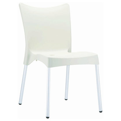 Juliette Resin Dining Chair Beige, Set of 2