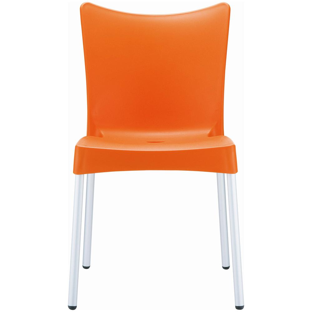 Juliette Resin Dining Chair Orange, Set of 2