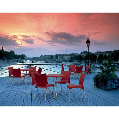 Juliette Resin Dining Chair Red, Set of 2