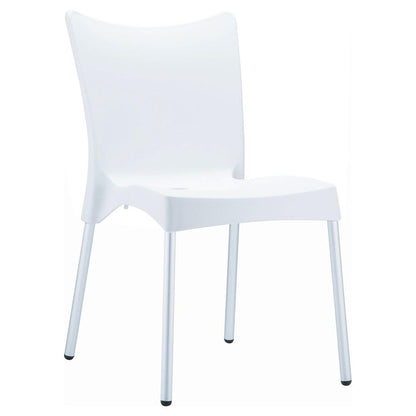 Juliette Resin Dining Chair White, Set of 2