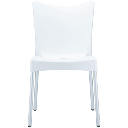 Juliette Resin Dining Chair White, Set of 2
