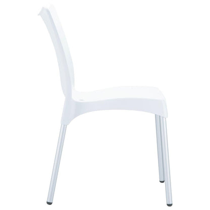 Juliette Resin Dining Chair White, Set of 2
