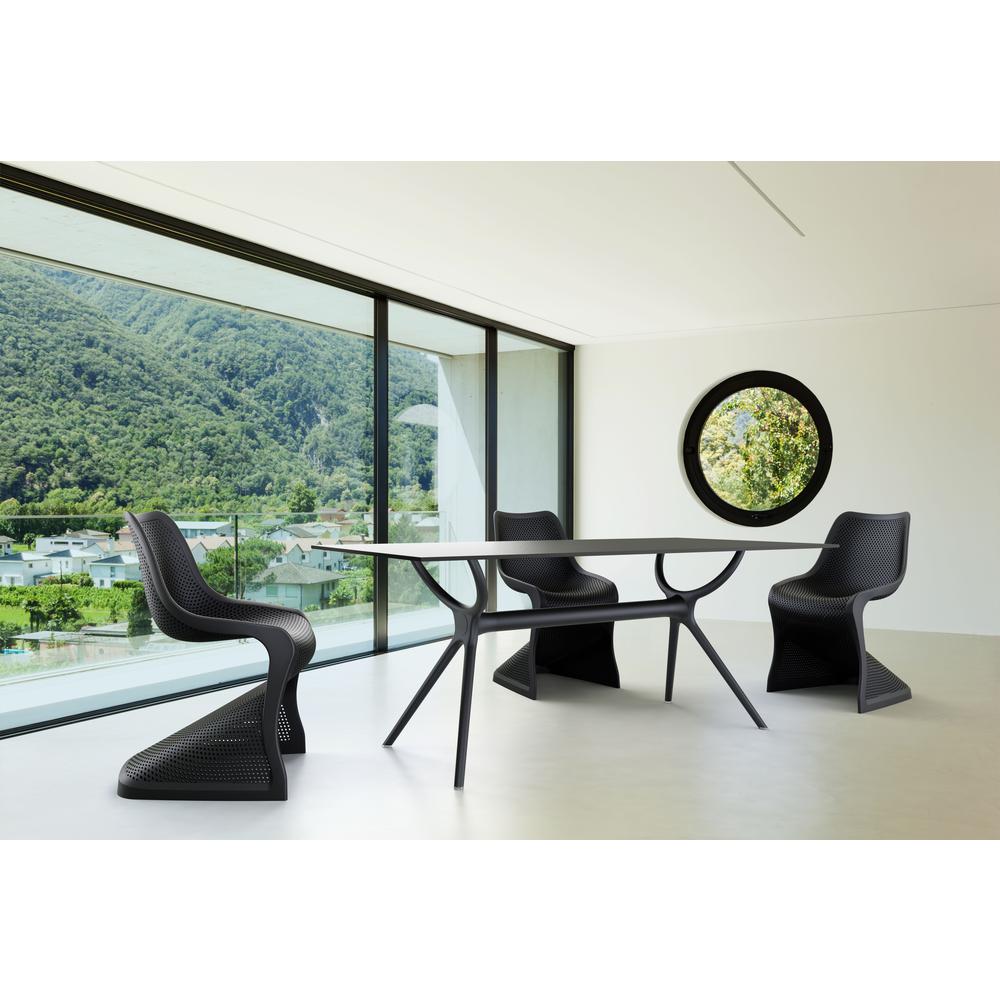 Bloom Dining Chair, Set of 2, Black, Belen Kox