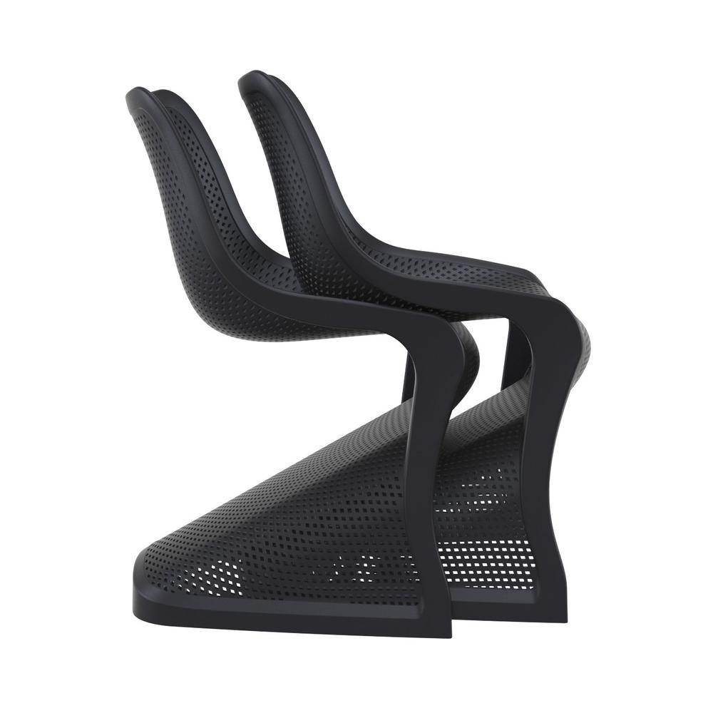 Bloom Dining Chair, Set of 2, Black, Belen Kox