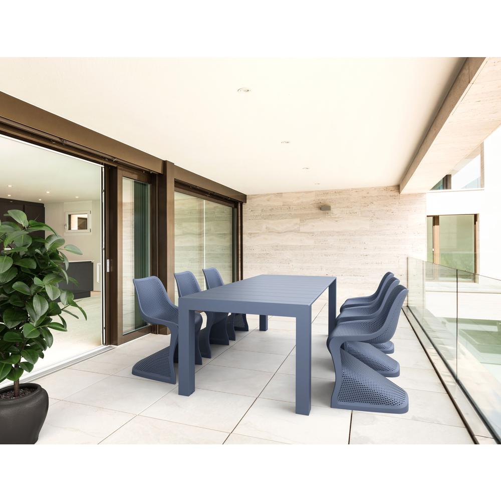 Dining Chair, Set Of 2, Dark Gray, Belen Kox