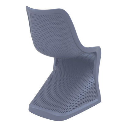 Dining Chair, Set Of 2, Dark Gray, Belen Kox