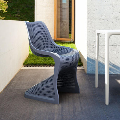 Dining Chair, Set Of 2, Dark Gray, Belen Kox