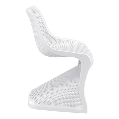 Dining Chair, Set of 2, White, Belen Kox