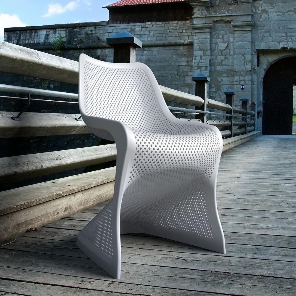 Dining Chair, Set of 2, White, Belen Kox