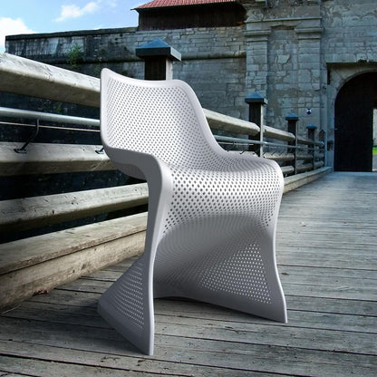 Dining Chair, Set of 2, White, Belen Kox