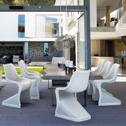 Dining Chair, Set of 2, White, Belen Kox