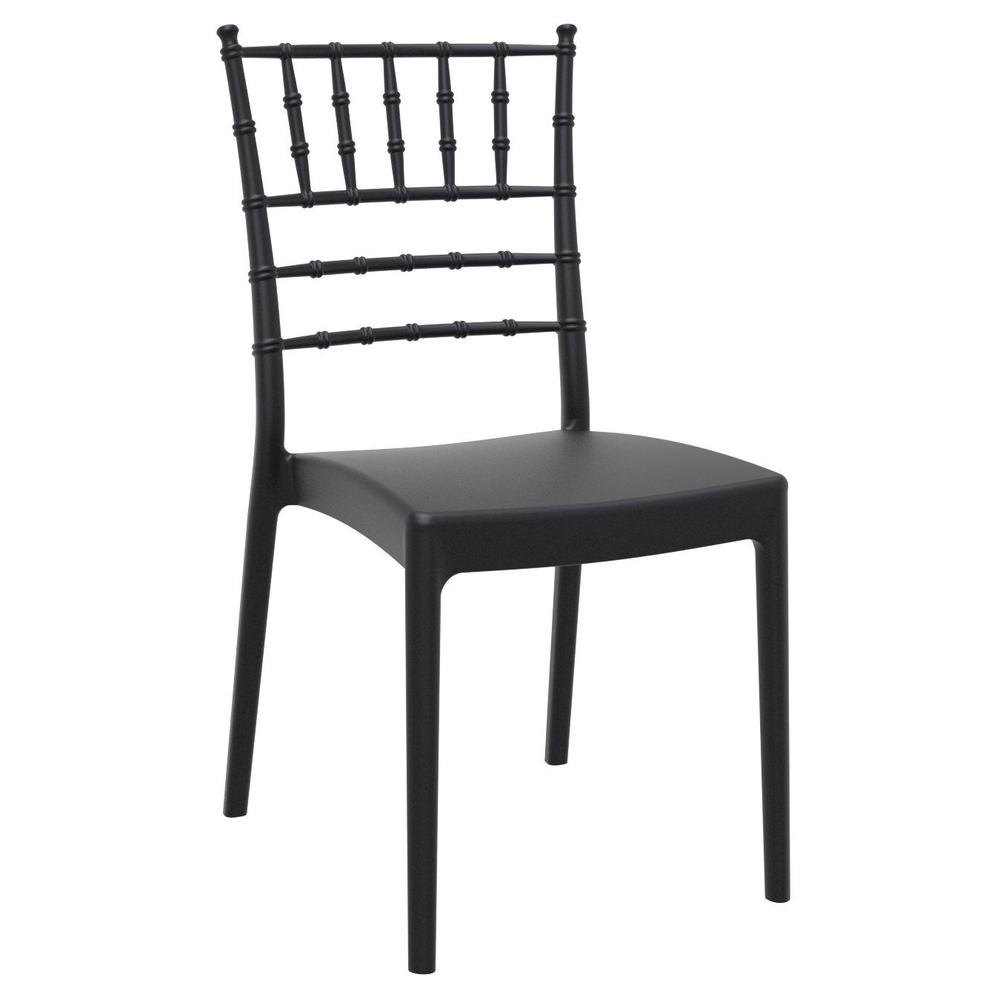 Josephine Outdoor Dining Chair Black, Set of 2