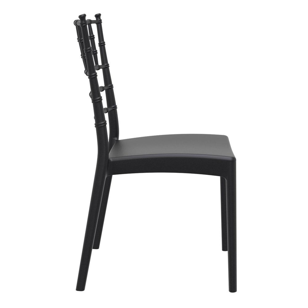 Josephine Outdoor Dining Chair Black, Set of 2
