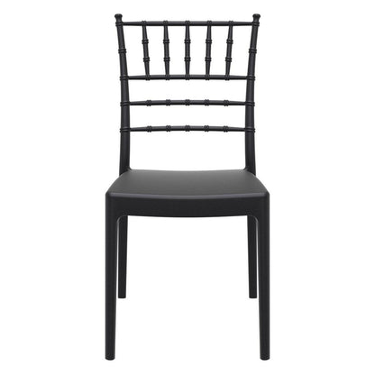 Josephine Outdoor Dining Chair Black, Set of 2