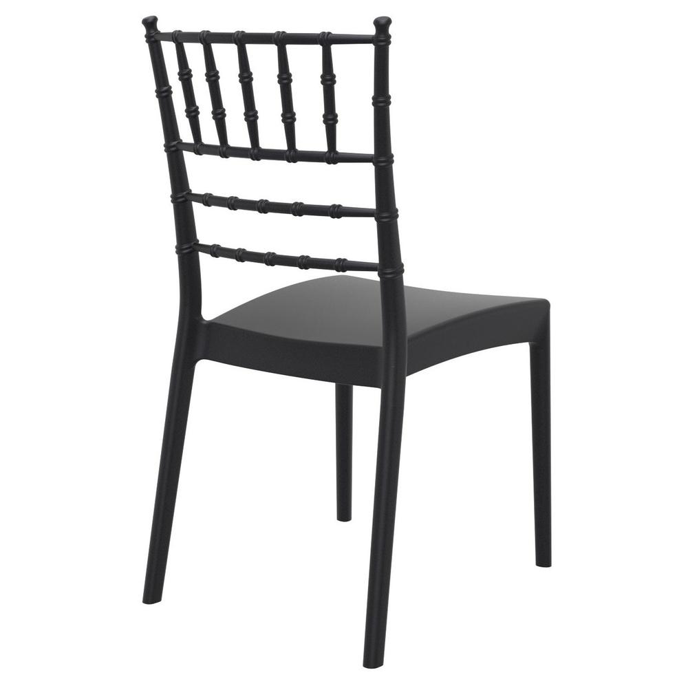 Josephine Outdoor Dining Chair Black, Set of 2