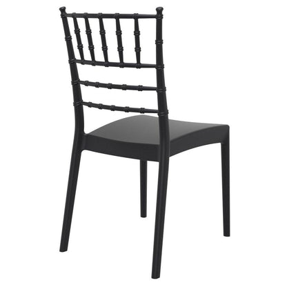 Josephine Outdoor Dining Chair Black, Set of 2