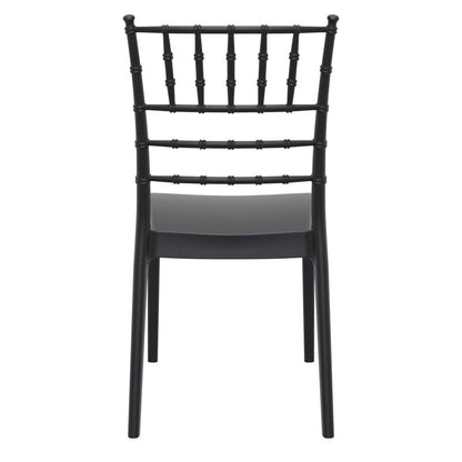 Josephine Outdoor Dining Chair Black, Set of 2