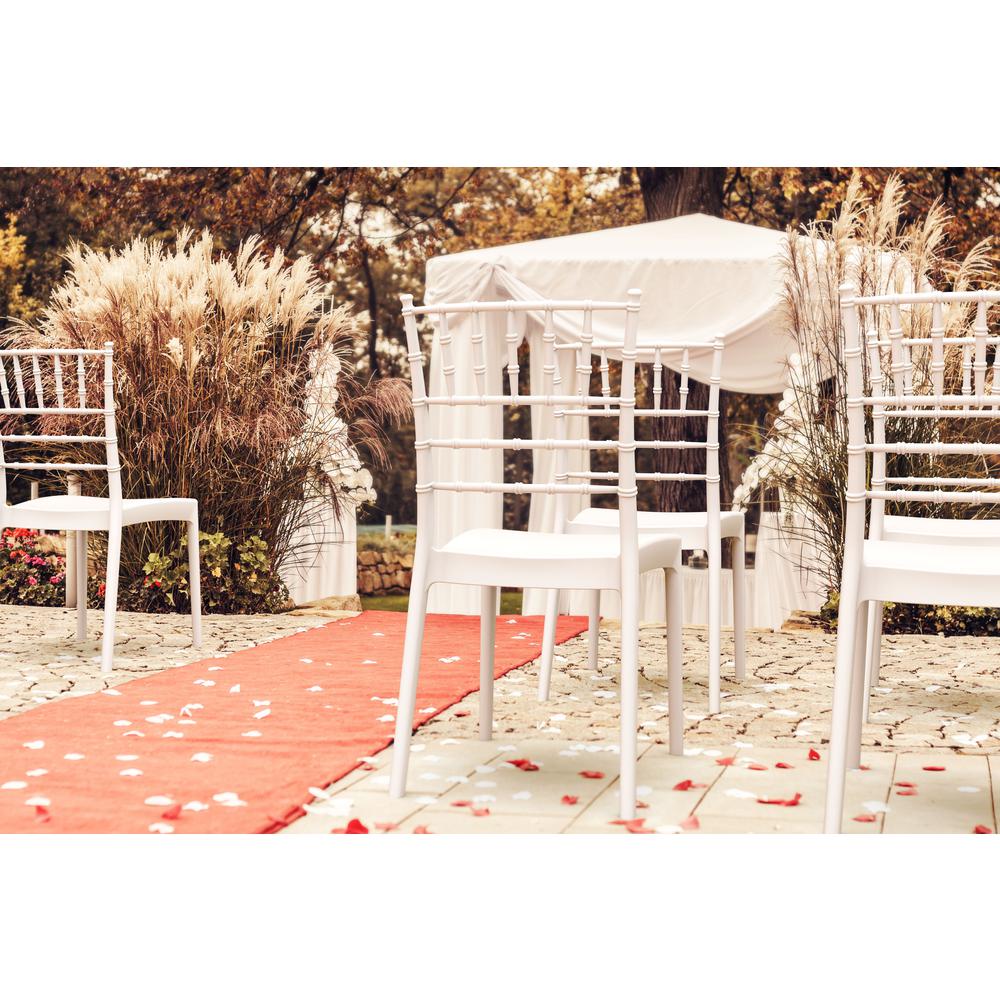 Josephine Outdoor Dining Chair White, Set of 2