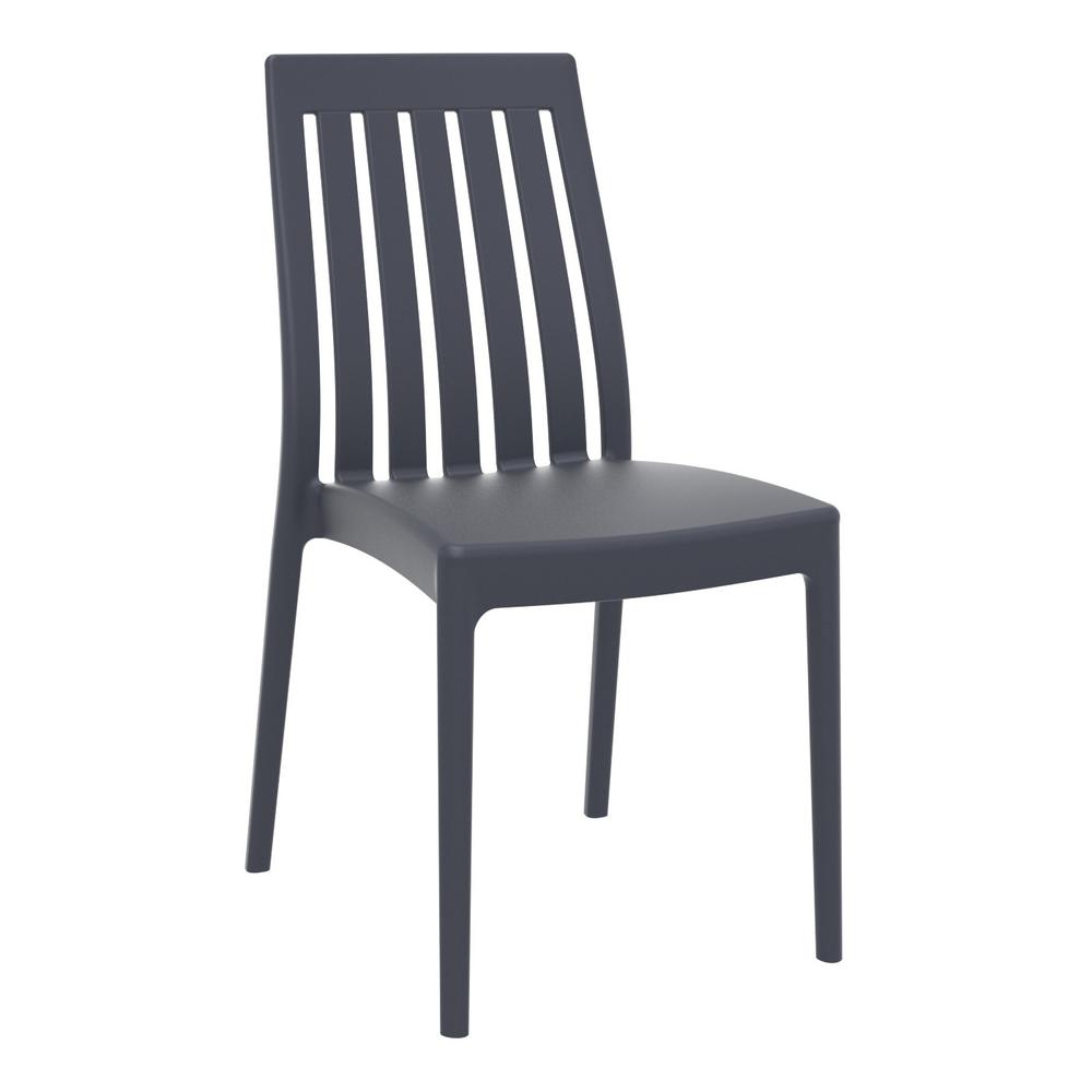 Soho Dining Chair Dark Gray, Set of 2