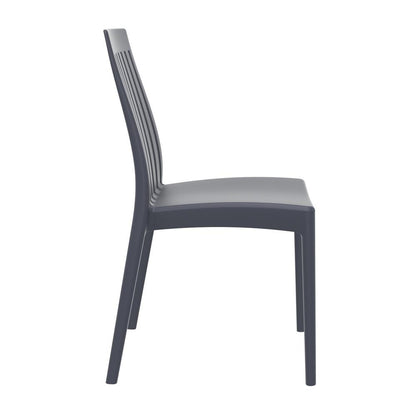 Soho Dining Chair Dark Gray, Set of 2