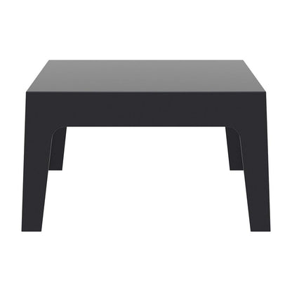 Box Resin Outdoor Center Table Black