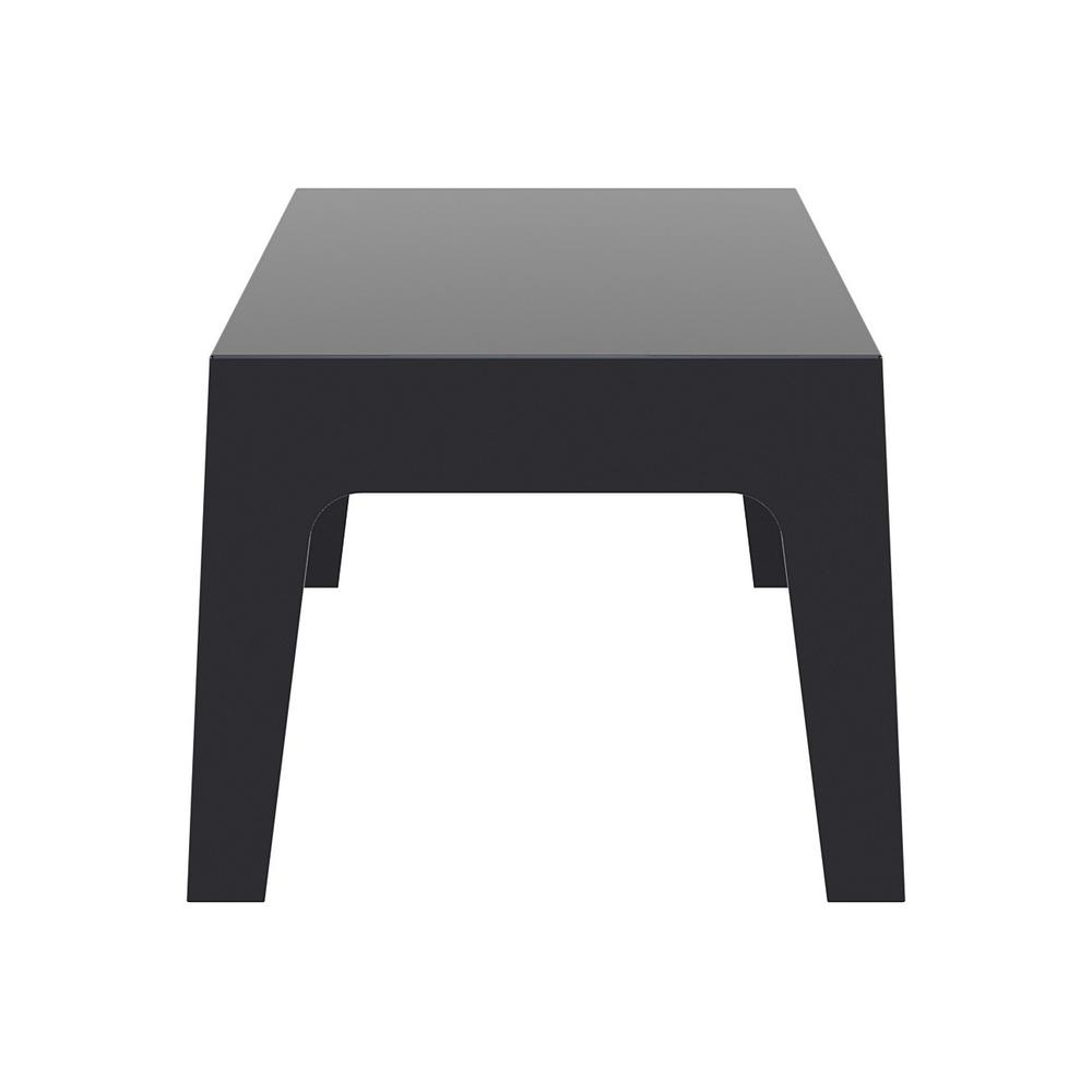 Box Resin Outdoor Center Table Black