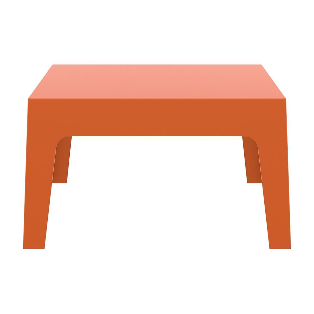 Box Resin Outdoor Center Table, Orange, Belen Kox