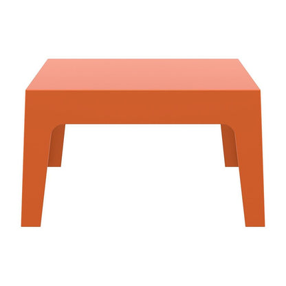 Box Resin Outdoor Center Table, Orange, Belen Kox
