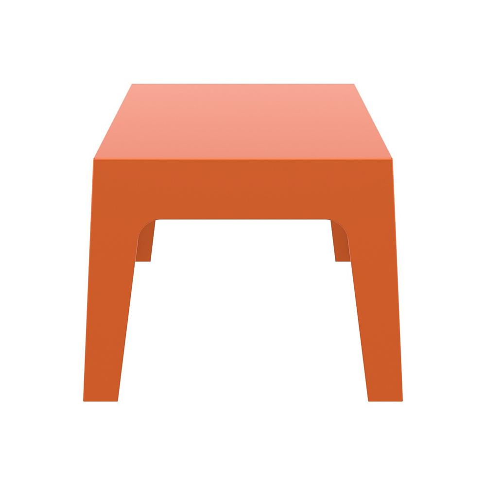 Box Resin Outdoor Center Table, Orange, Belen Kox