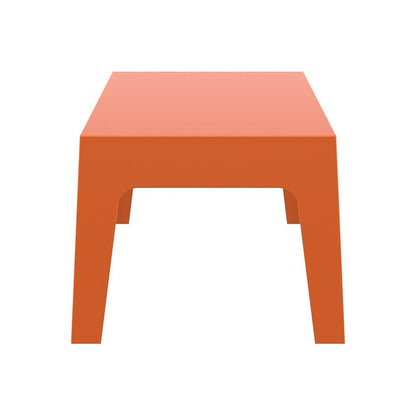 Box Resin Outdoor Center Table, Orange, Belen Kox