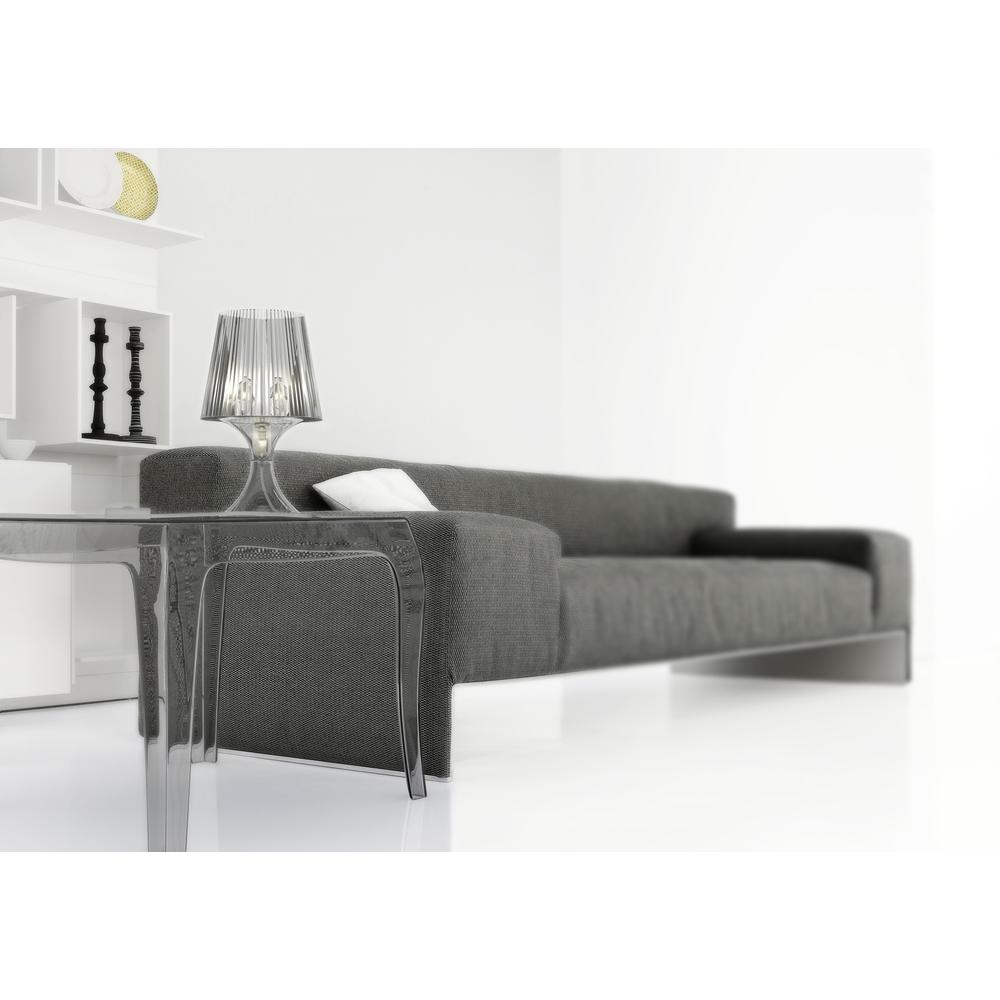 Queen Polycarbonate Side Table Transparent Clear