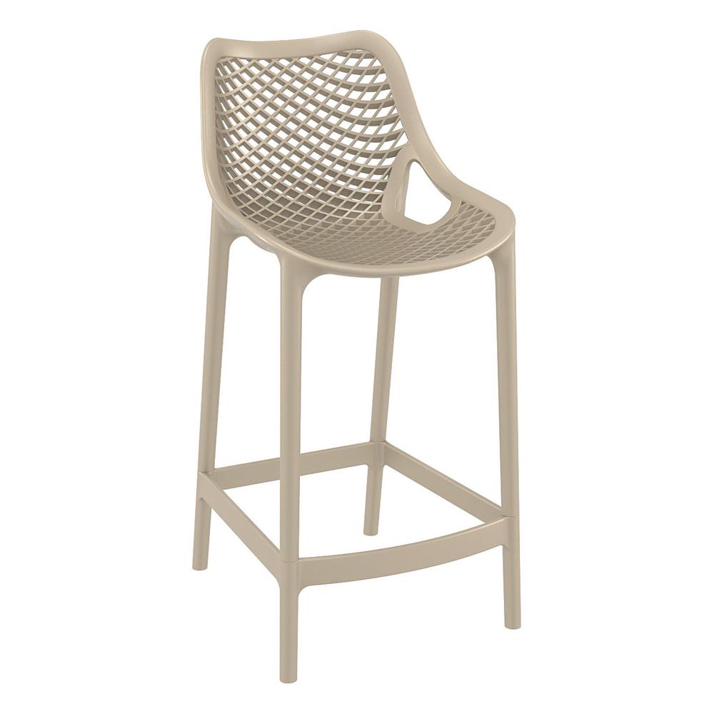 Air Counter Stool Taupe, Set of 2