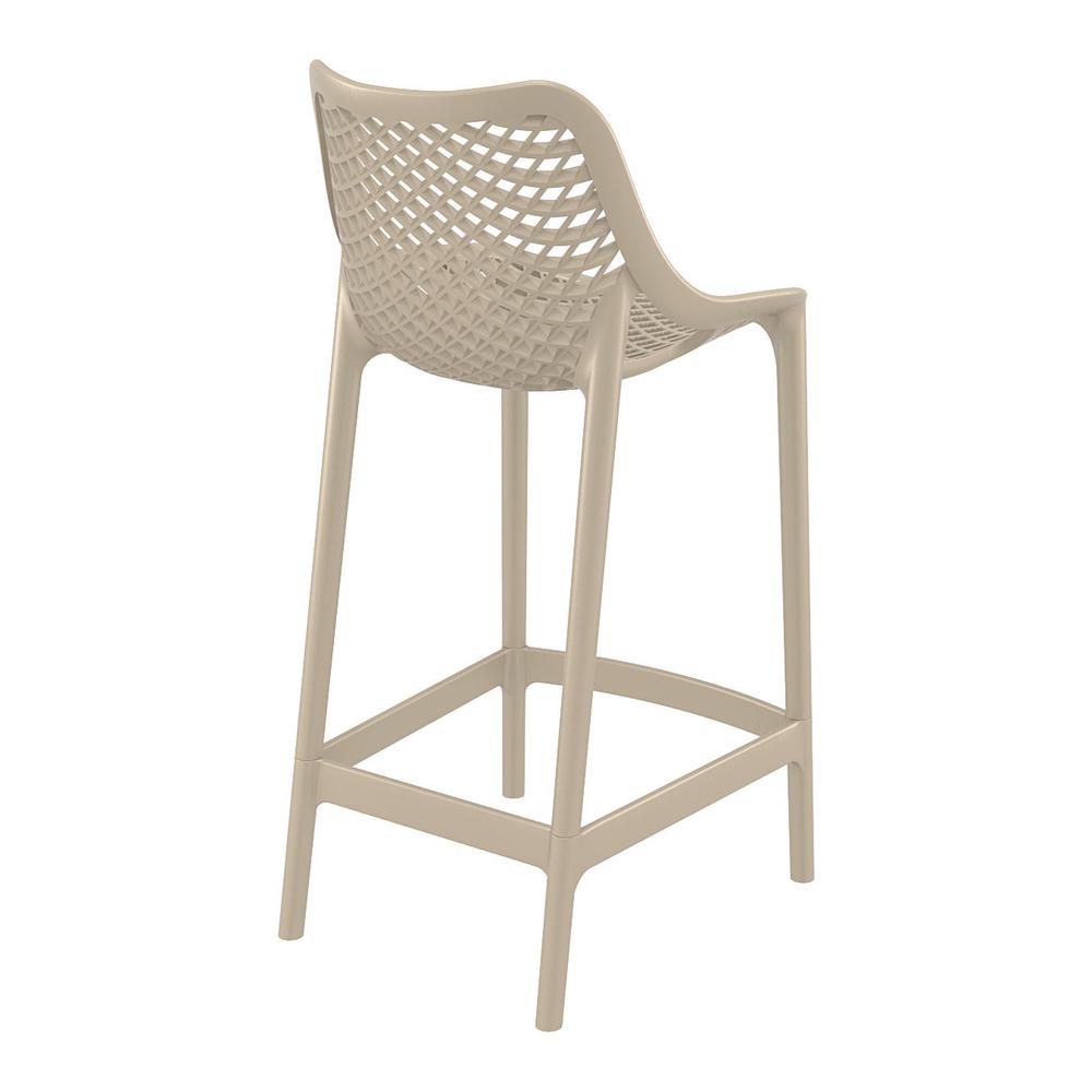 Air Counter Stool Taupe, Set of 2