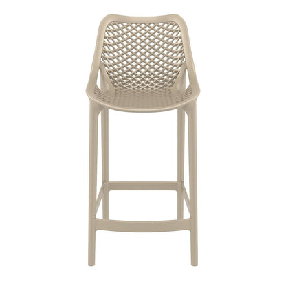 Air Counter Stool Taupe, Set of 2