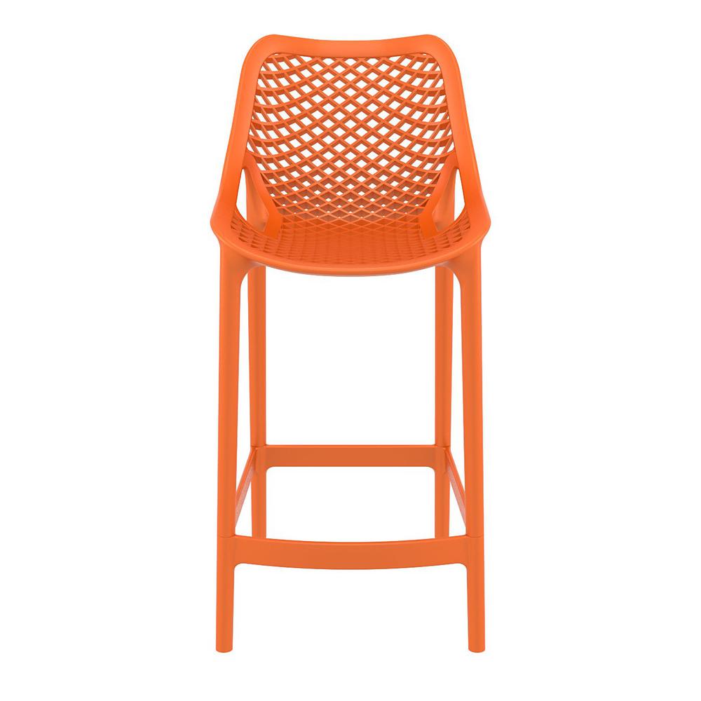 Counter Stool, Set Of 2, Orange, Belen Kox